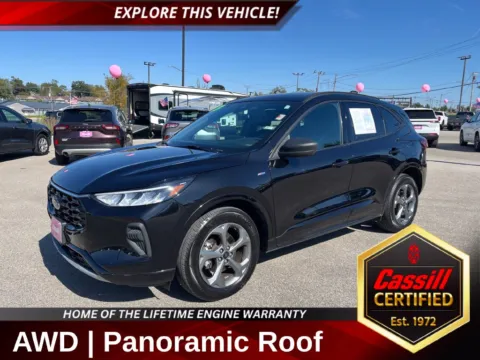 Black 2023 Ford Escape ST-Line for sale in Cedar Rapids, IA
