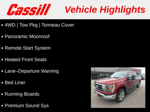 Another view of 2021 Ford F-150 XLT for sale in Cedar Rapids, IA at Cassill Motors