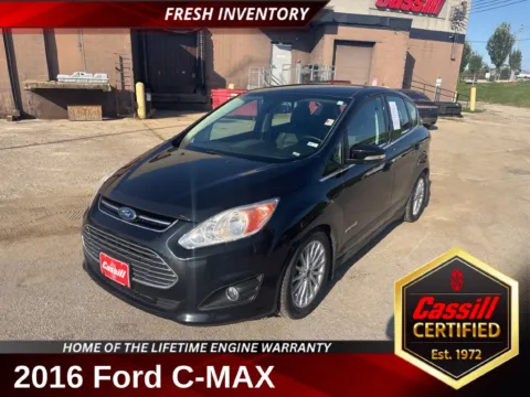 Black 2016 Ford C-Max Hybrid SEL for sale in Cedar Rapids, IA