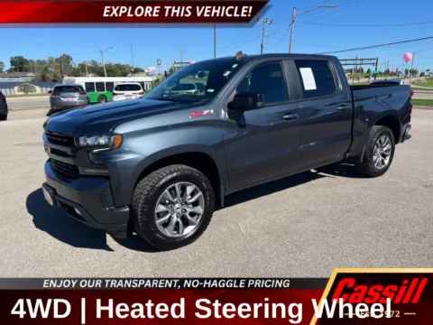 Gray 2021 Chevrolet Silverado 1500 RST for sale in Cedar Rapids, IA