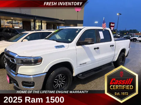 White 2025 Ram 1500 Big Horn/Lone Star for sale in Cedar Rapids, IA