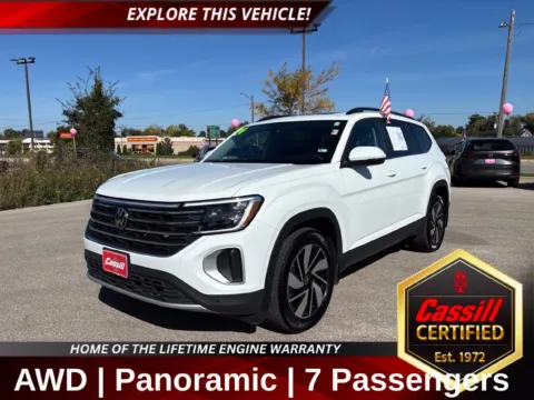 White 2024 Volkswagen Atlas 2.0T SE w/Technology for sale in Cedar Rapids, IA