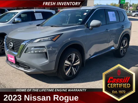 Gray 2023 Nissan Rogue SL for sale in Cedar Rapids, IA