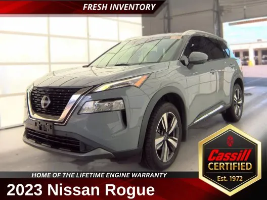 Gray 2023 Nissan Rogue SL for sale in Cedar Rapids, IA