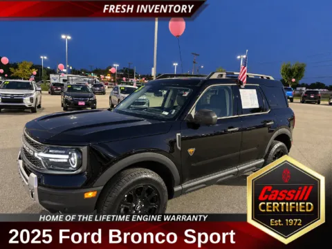 Black 2025 Ford Bronco Sport Badlands for sale in Cedar Rapids, IA