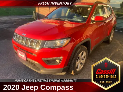 Red 2020 Jeep Compass Latitude for sale in Cedar Rapids, IA