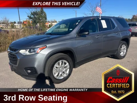 Gray 2021 Chevrolet Traverse LS for sale in Cedar Rapids, IA