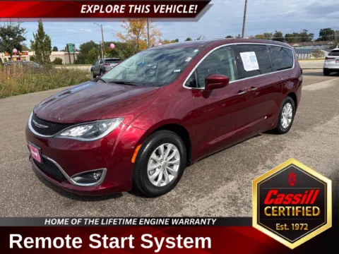 Red 2019 Chrysler Pacifica Touring Plus for sale in Cedar Rapids, IA