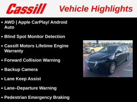 Another view of 2024 Chevrolet Equinox LS for sale in Cedar Rapids, IA at Cassill Motors