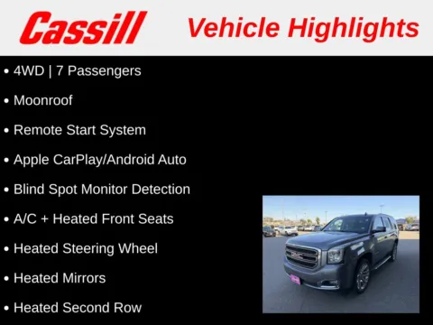 Another view of 2019 GMC Yukon SLT for sale in Cedar Rapids, IA at Cassill Motors