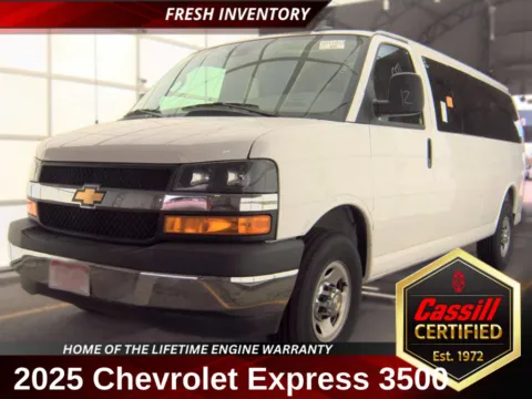 White 2025 Chevrolet Express 3500 LT for sale in Cedar Rapids, IA