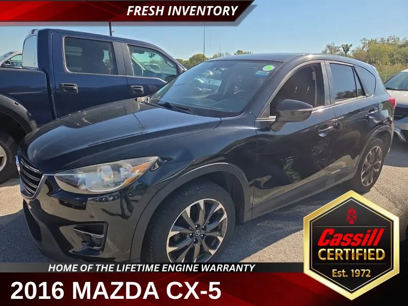 Black 2016 Mazda CX-5 Grand Touring for sale in Cedar Rapids, IA