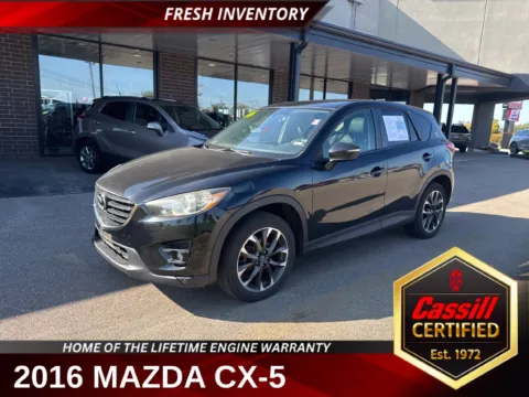Black 2016 Mazda CX-5 Grand Touring for sale in Cedar Rapids, IA