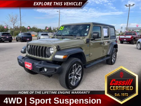 Green 2025 Jeep Wrangler Sport S 4xe for sale in Cedar Rapids, IA
