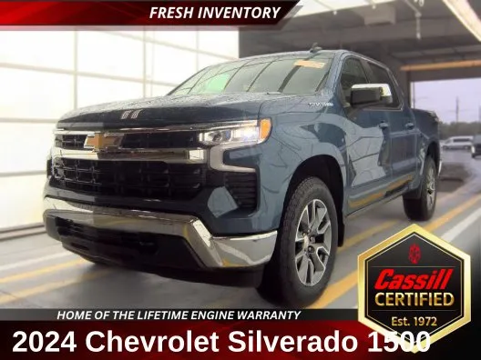 Blue 2024 Chevrolet Silverado 1500 LT for sale in Cedar Rapids, IA