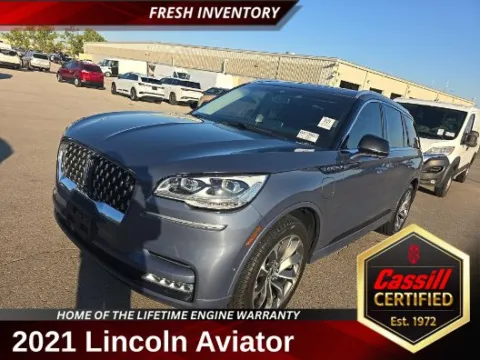 Blue 2021 Lincoln Aviator Grand Touring for sale in Cedar Rapids, IA