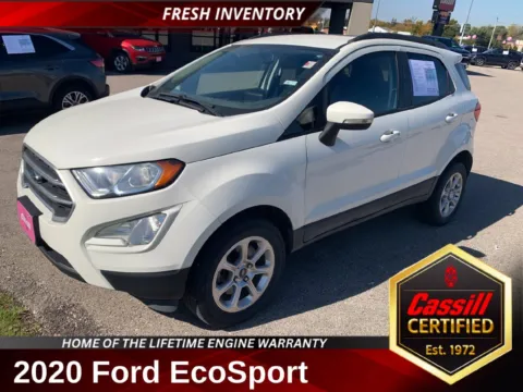 White 2020 Ford EcoSport SE for sale in Cedar Rapids, IA