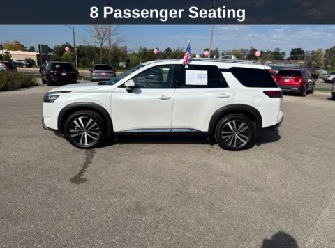 Photos of 2025 Nissan Pathfinder Platinum for sale in Cedar Rapids, IA at Cassill Motors