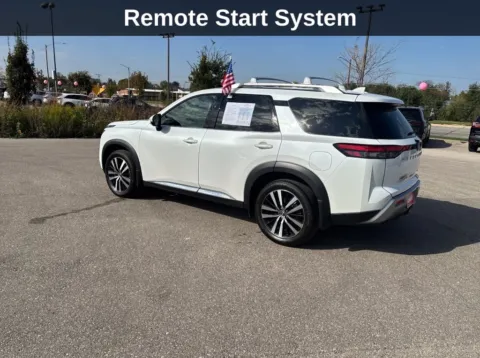 Another view of 2025 Nissan Pathfinder Platinum for sale in Cedar Rapids, IA at Cassill Motors