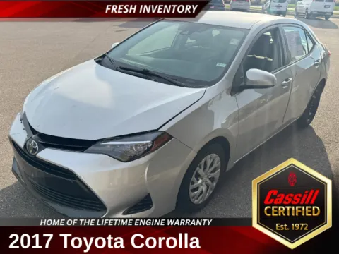 Silver 2017 Toyota Corolla LE for sale in Cedar Rapids, IA