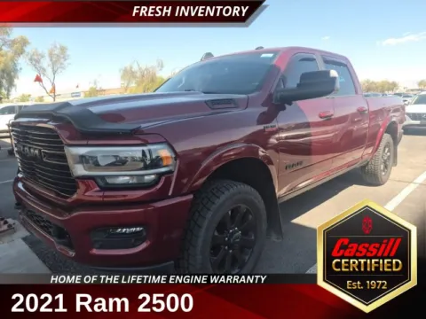 Red 2021 Ram 2500 Laramie for sale in Cedar Rapids, IA