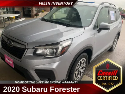 Silver 2020 Subaru Forester Premium for sale in Cedar Rapids, IA