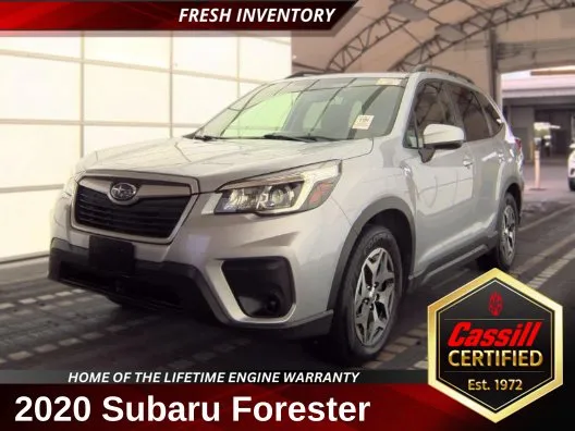 Silver 2020 Subaru Forester Premium for sale in Cedar Rapids, IA