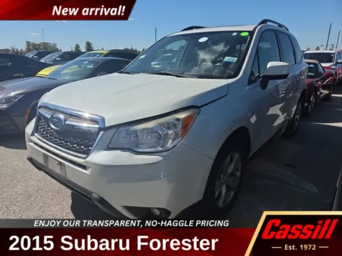 White 2015 Subaru Forester 2.5i Limited for sale in Cedar Rapids, IA