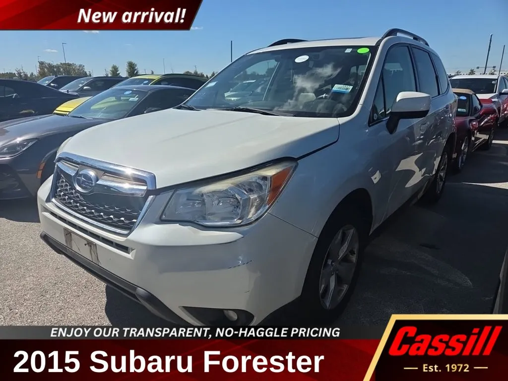 White 2015 Subaru Forester 2.5i Limited for sale in Cedar Rapids, IA