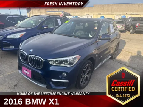 Blue 2016 BMW X1 xDrive28i for sale in Cedar Rapids, IA