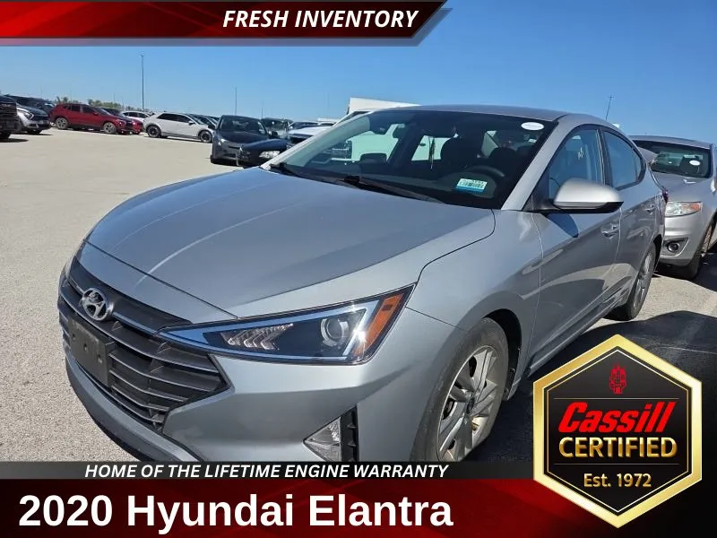 Silver 2020 Hyundai Elantra SEL for sale in Cedar Rapids, IA