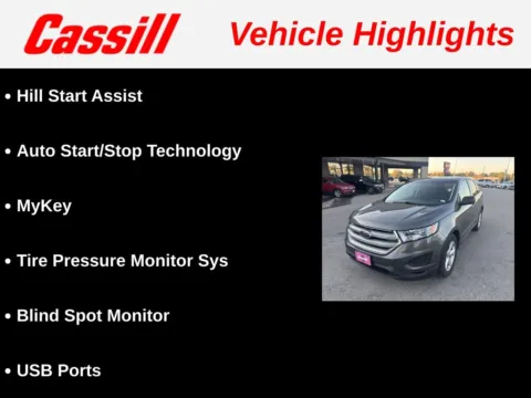 Another view of 2018 Ford Edge SE for sale in Cedar Rapids, IA at Cassill Motors