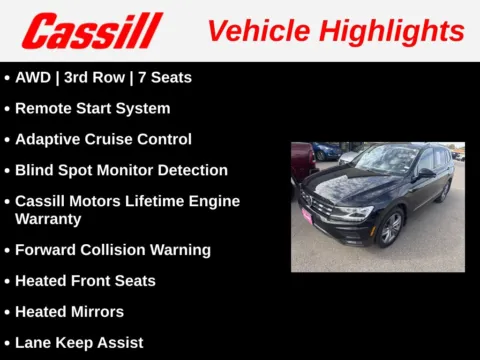 Another view of 2021 Volkswagen Tiguan 2.0T SEL for sale in Cedar Rapids, IA at Cassill Motors