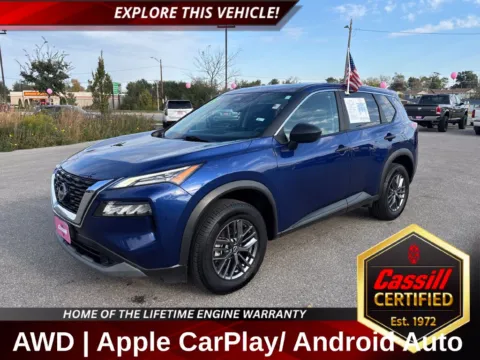 Blue 2023 Nissan Rogue S for sale in Cedar Rapids, IA