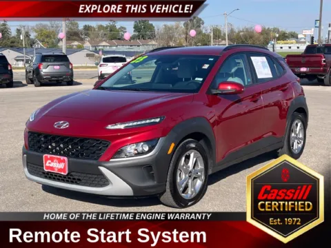 Red 2023 Hyundai Kona SEL for sale in Cedar Rapids, IA