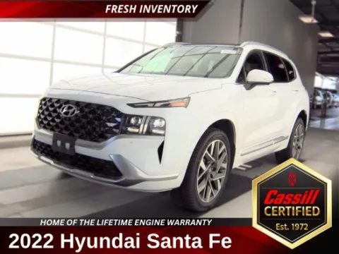 White 2022 Hyundai Santa Fe Calligraphy for sale in Cedar Rapids, IA
