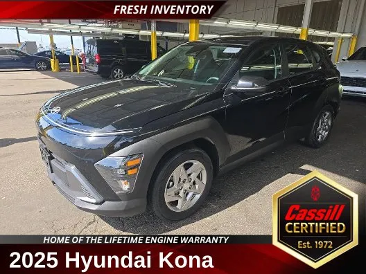 Black 2025 Hyundai Kona SE for sale in Cedar Rapids, IA