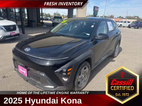 Black 2025 Hyundai Kona SE for sale in Cedar Rapids, IA