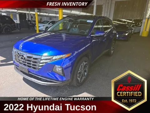 Blue 2022 Hyundai Tucson Limited for sale in Cedar Rapids, IA