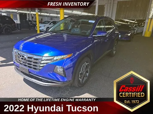 Blue 2022 Hyundai Tucson Limited for sale in Cedar Rapids, IA
