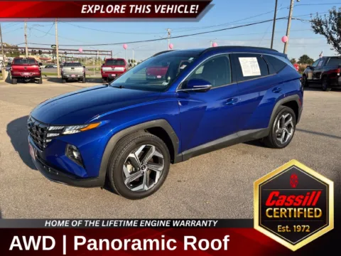 Blue 2022 Hyundai Tucson Limited for sale in Cedar Rapids, IA