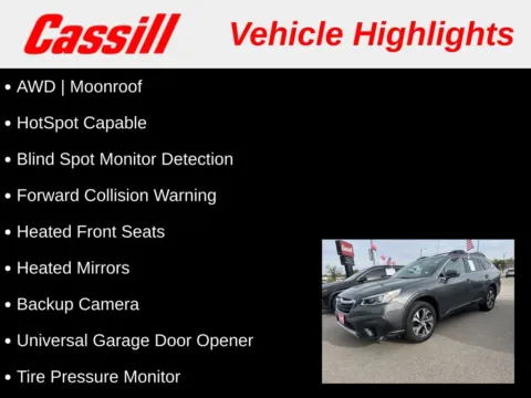 Another view of 2020 Subaru Outback Limited for sale in Cedar Rapids, IA at Cassill Motors