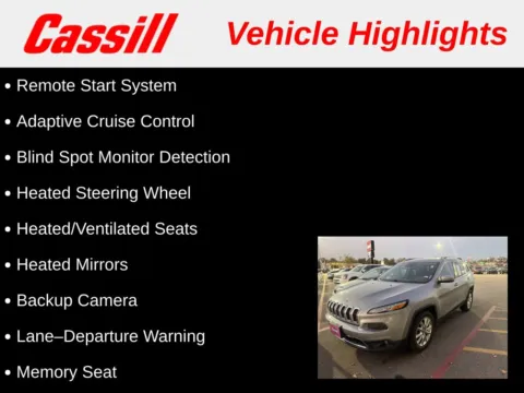 Another view of 2016 Jeep Cherokee Limited for sale in Cedar Rapids, IA at Cassill Motors