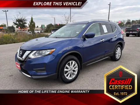 Blue 2017 Nissan Rogue SV for sale in Cedar Rapids, IA