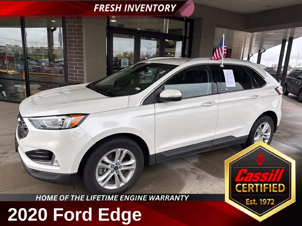 White 2020 Ford Edge SEL for sale in Cedar Rapids, IA