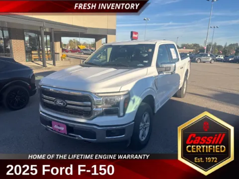 White 2025 Ford F-150 Lariat for sale in Cedar Rapids, IA