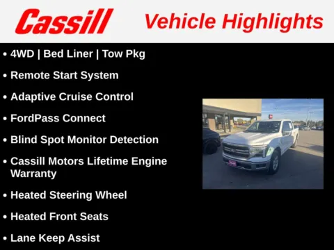 Another view of 2025 Ford F-150 Lariat for sale in Cedar Rapids, IA at Cassill Motors