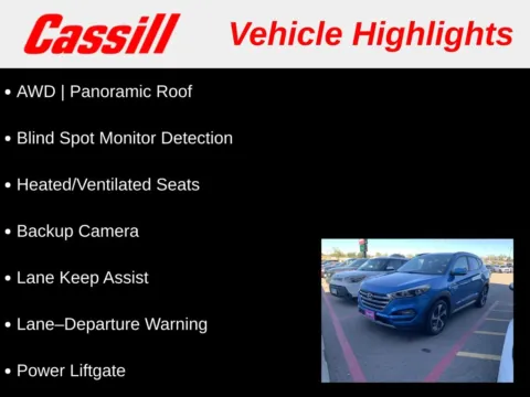 Another view of 2017 Hyundai Tucson Limited for sale in Cedar Rapids, IA at Cassill Motors