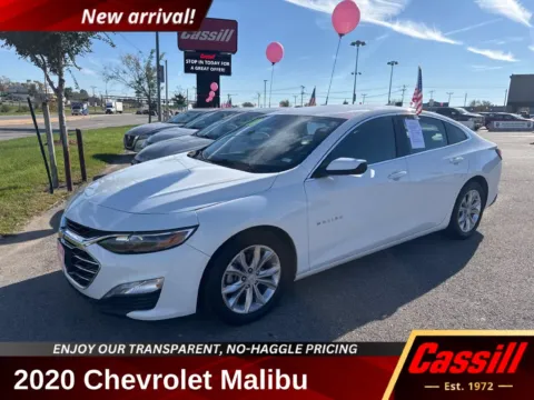 White 2020 Chevrolet Malibu LT for sale in Cedar Rapids, IA