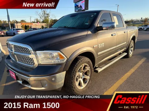Gray 2015 Ram 1500 Laramie for sale in Cedar Rapids, IA